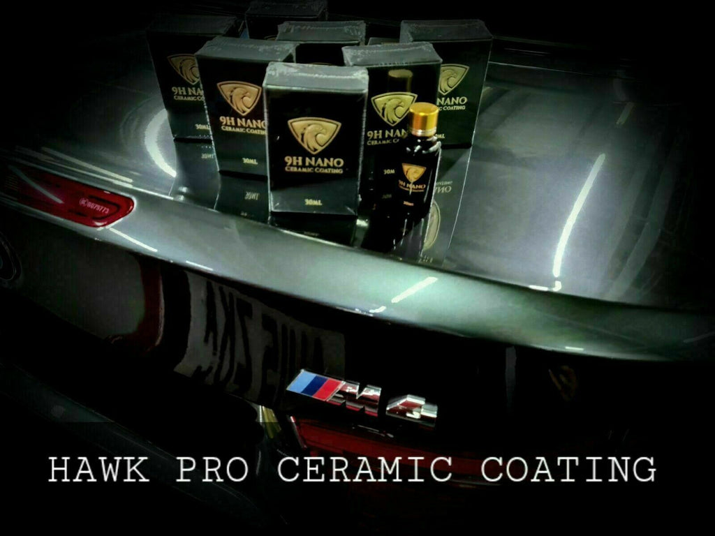 Hawk Pro Detailing Hydrophobic 9H Nano Ceramic Car Coating Paint Protection Kit
