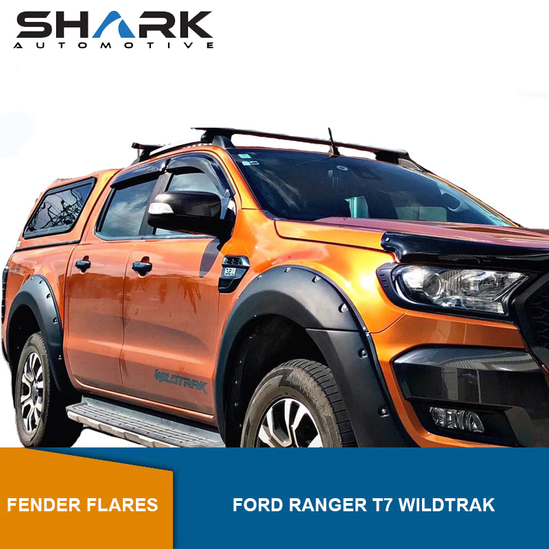 Ford Ranger T7 Wildtrak 2015-2018 Wide Wheel Arch Fender Flares