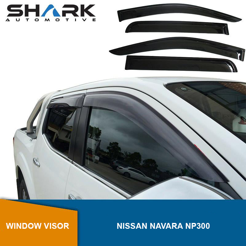 Nissan Navara NP300 2014-2017 Wind Deflectors Door Window Visors Covers