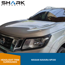 Load image into Gallery viewer, Nissan Navara NP300 2014-2017 Headlight Trim Cover Surrounds